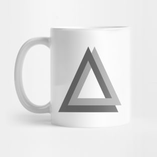 abstract triangle art Mug